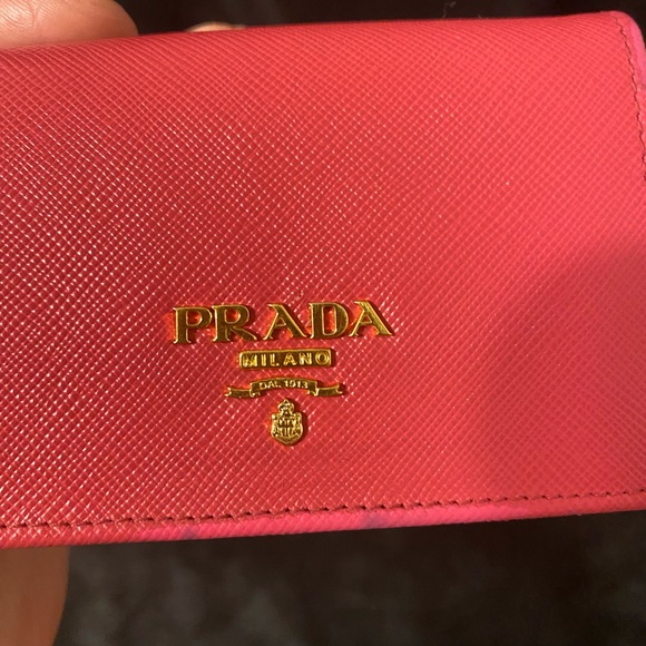 Prada Red Card Wallet w/Box - Picture 3 of 13